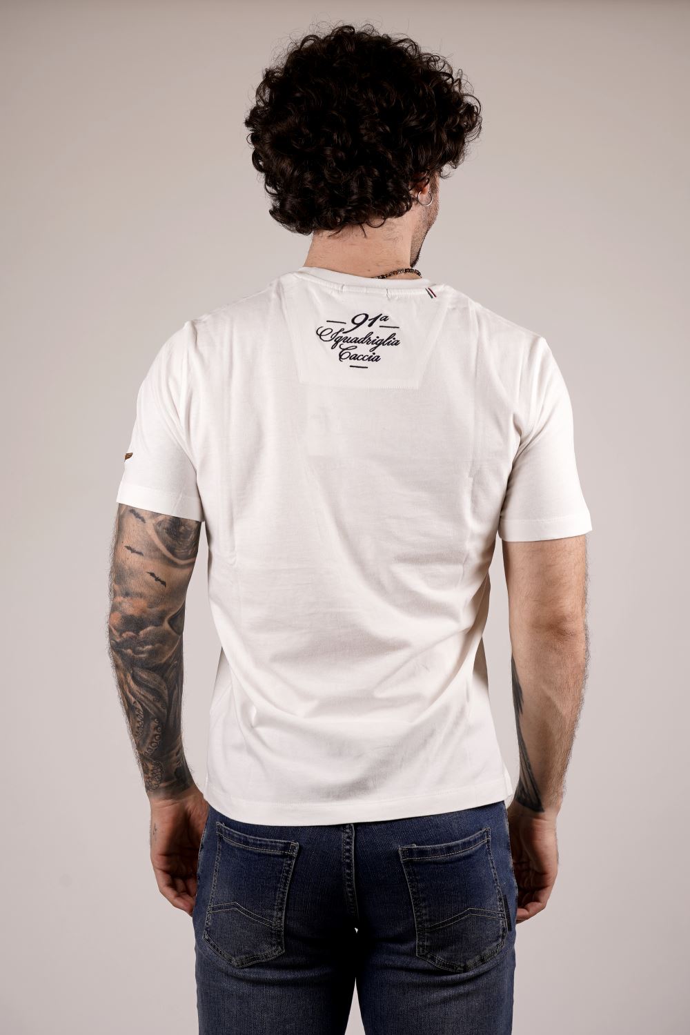 T-shirt AERONAUTICA MILITARE da Uomo - bianco TS241473100 BIANCO