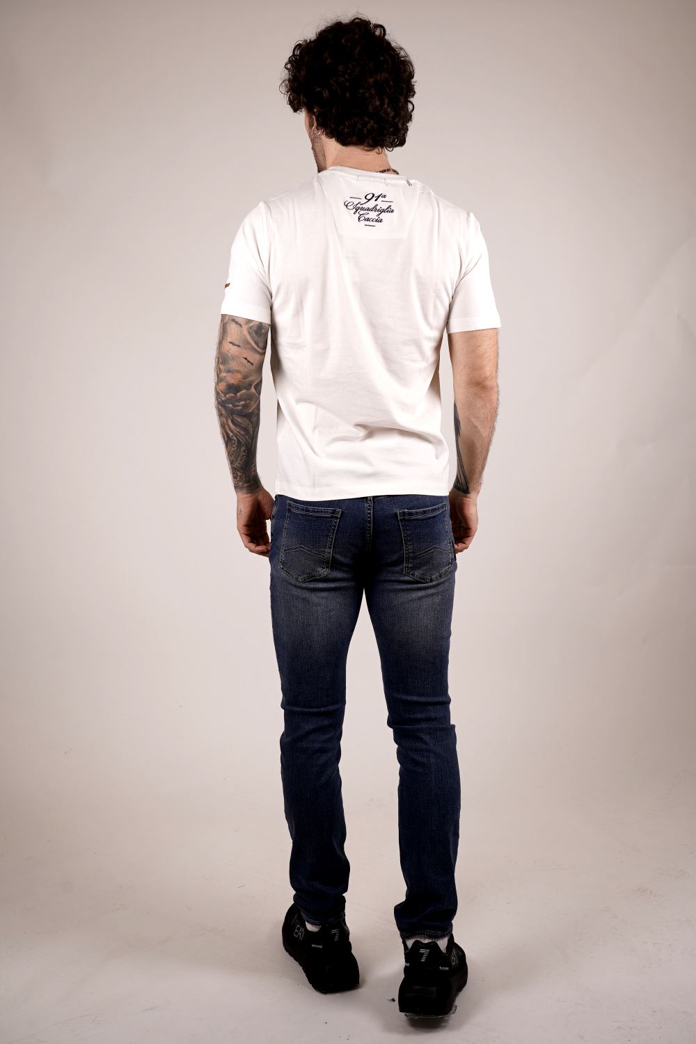 T-shirt AERONAUTICA MILITARE da Uomo - bianco TS241473100 BIANCO