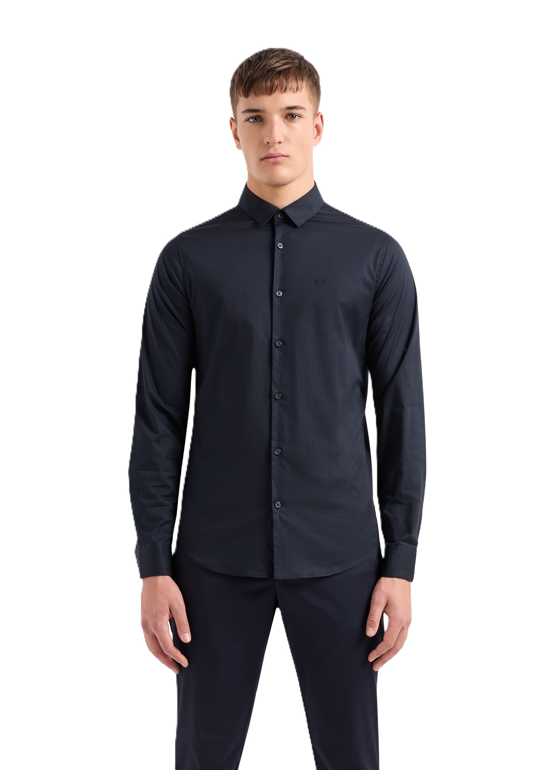 Camicia AX ARMANI EXCHANGE da Uomo - blu 8NZC31ZN28Z1510 BLU