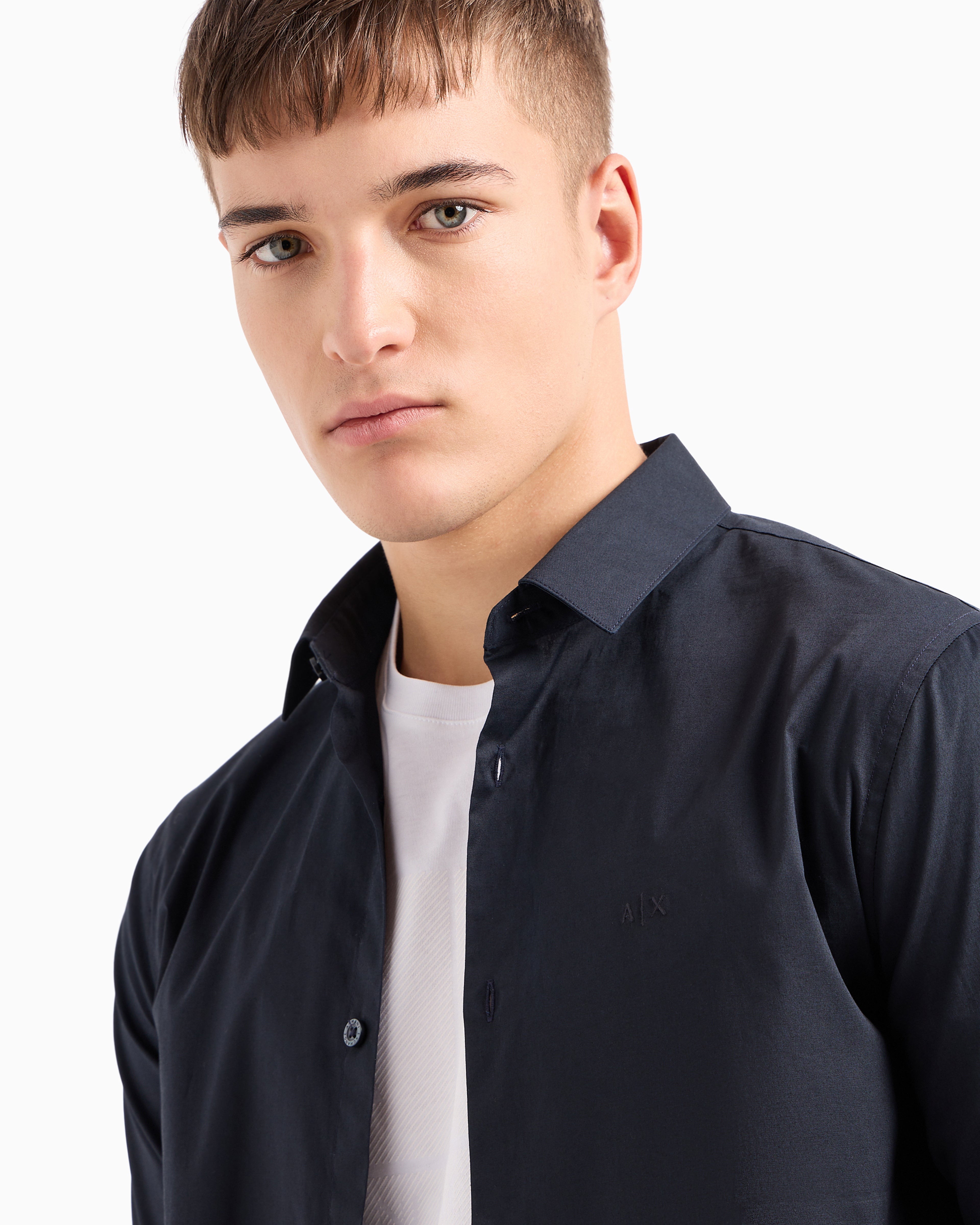 Camicia AX ARMANI EXCHANGE da Uomo - blu 8NZC31ZN28Z1510 BLU