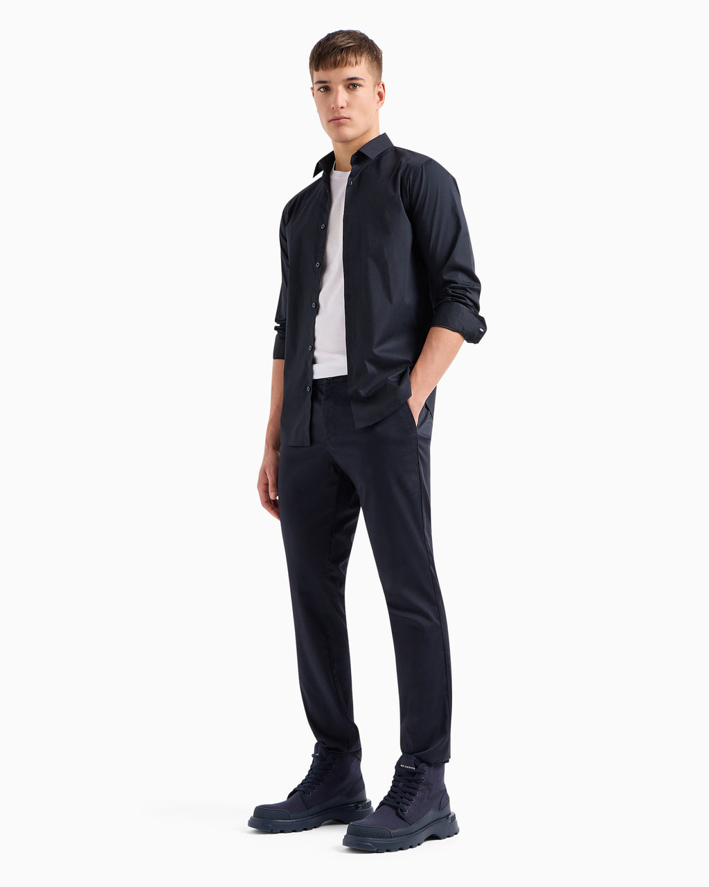 Camicia AX ARMANI EXCHANGE da Uomo - blu 8NZC31ZN28Z1510 BLU