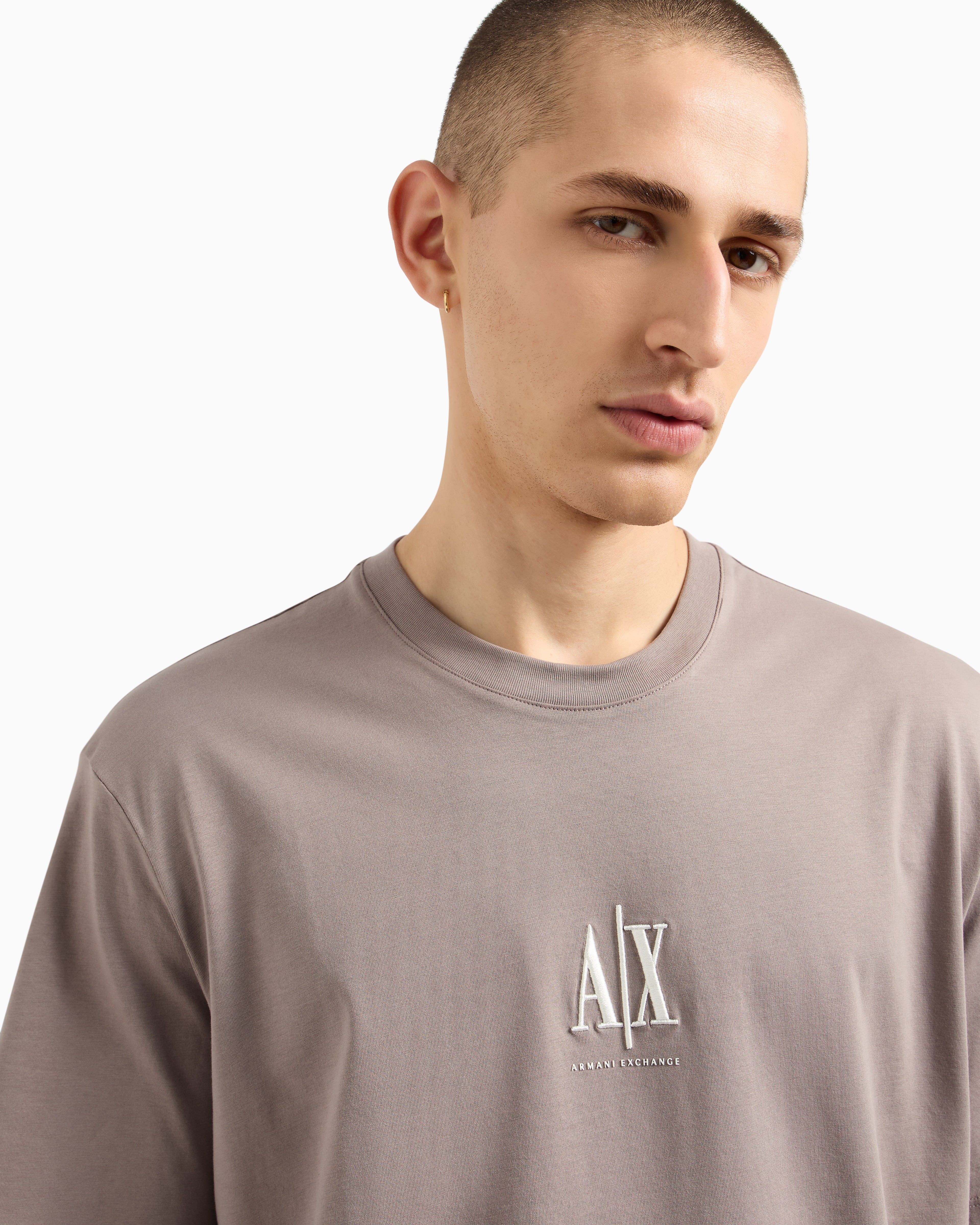 T-shirt AX ARMANI EXCHANGE da Uomo - marrone XM000363AF12308U6107 NOCCIOLA