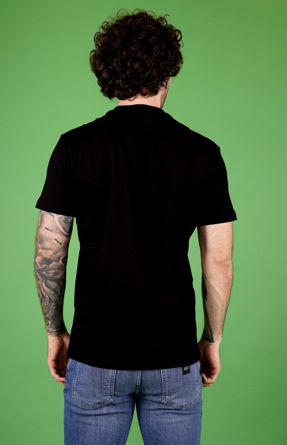 T-shirt AX ARMANI EXCHANGE da Uomo - nero XM000558AF10358UC001 NERO