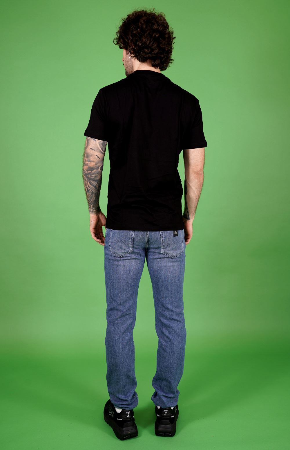T-shirt AX ARMANI EXCHANGE da Uomo - nero XM000558AF10358UC001 NERO