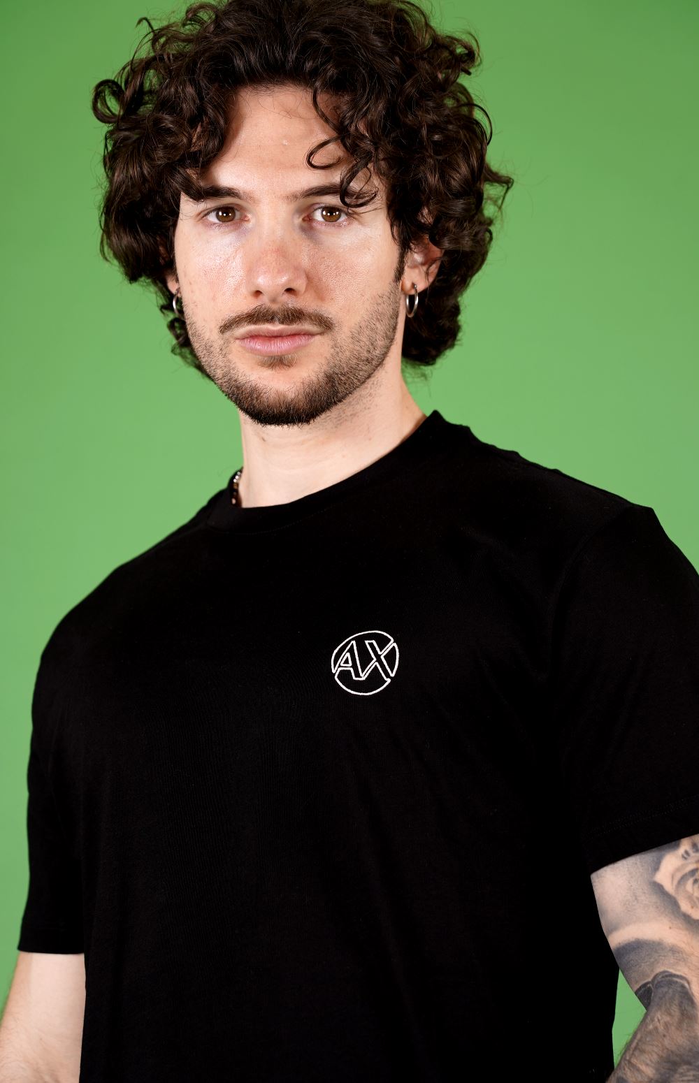 T-shirt AX ARMANI EXCHANGE da Uomo - nero XM000558AF10358UC001 NERO