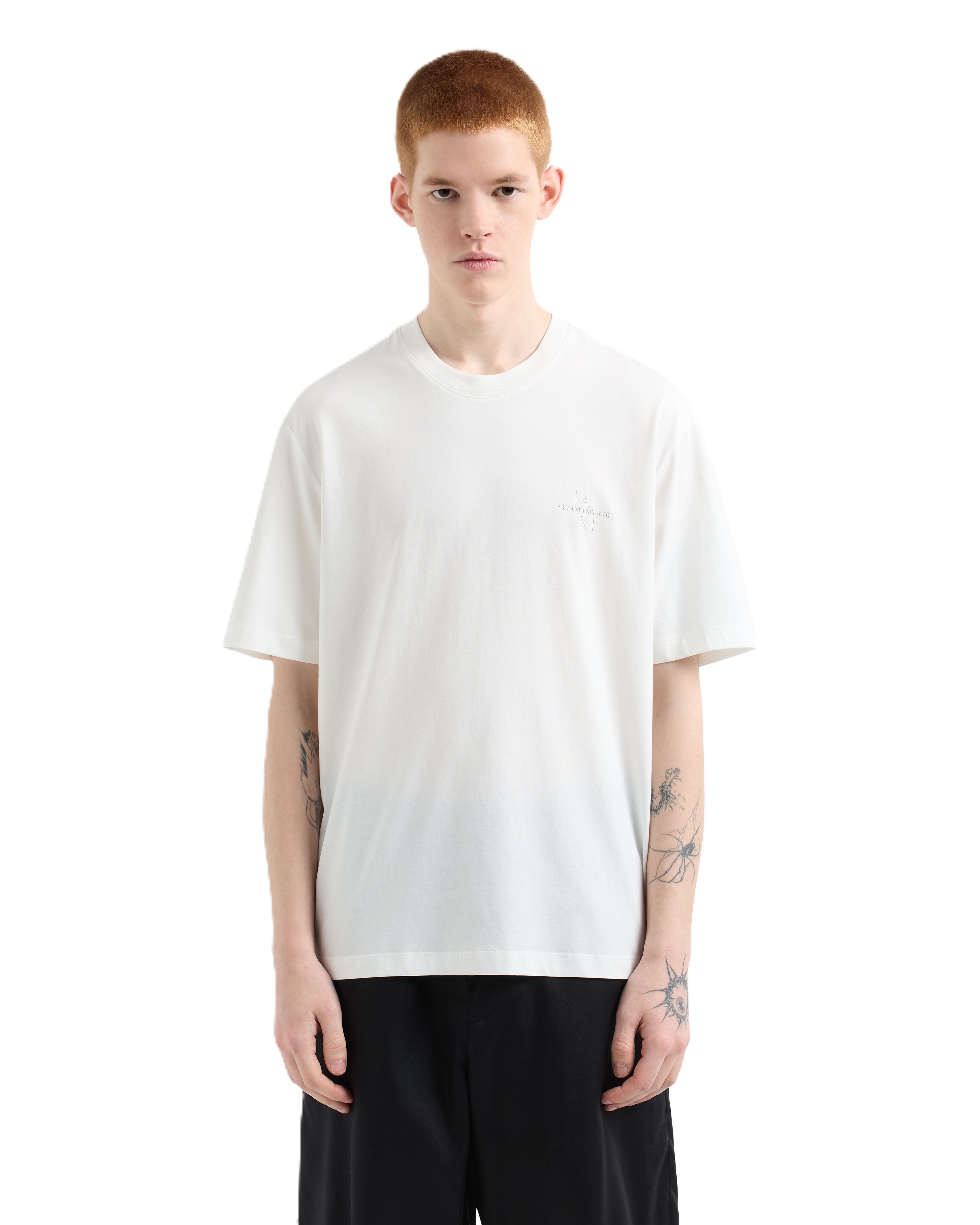 T-shirt AX ARMANI EXCHANGE da Uomo - bianco XM000763AF12308U0009 BIANCO