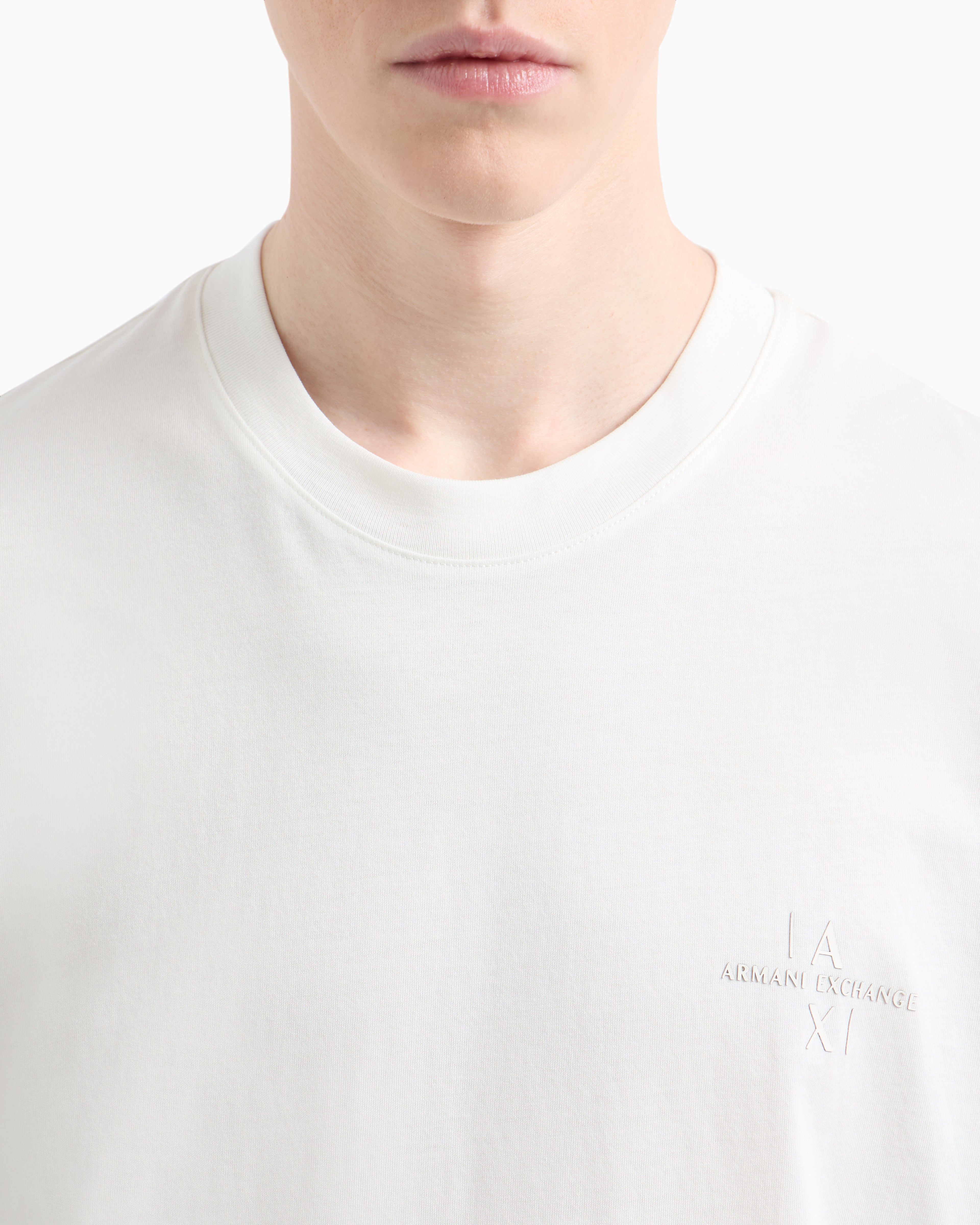 T-shirt AX ARMANI EXCHANGE da Uomo - bianco XM000763AF12308U0009 BIANCO