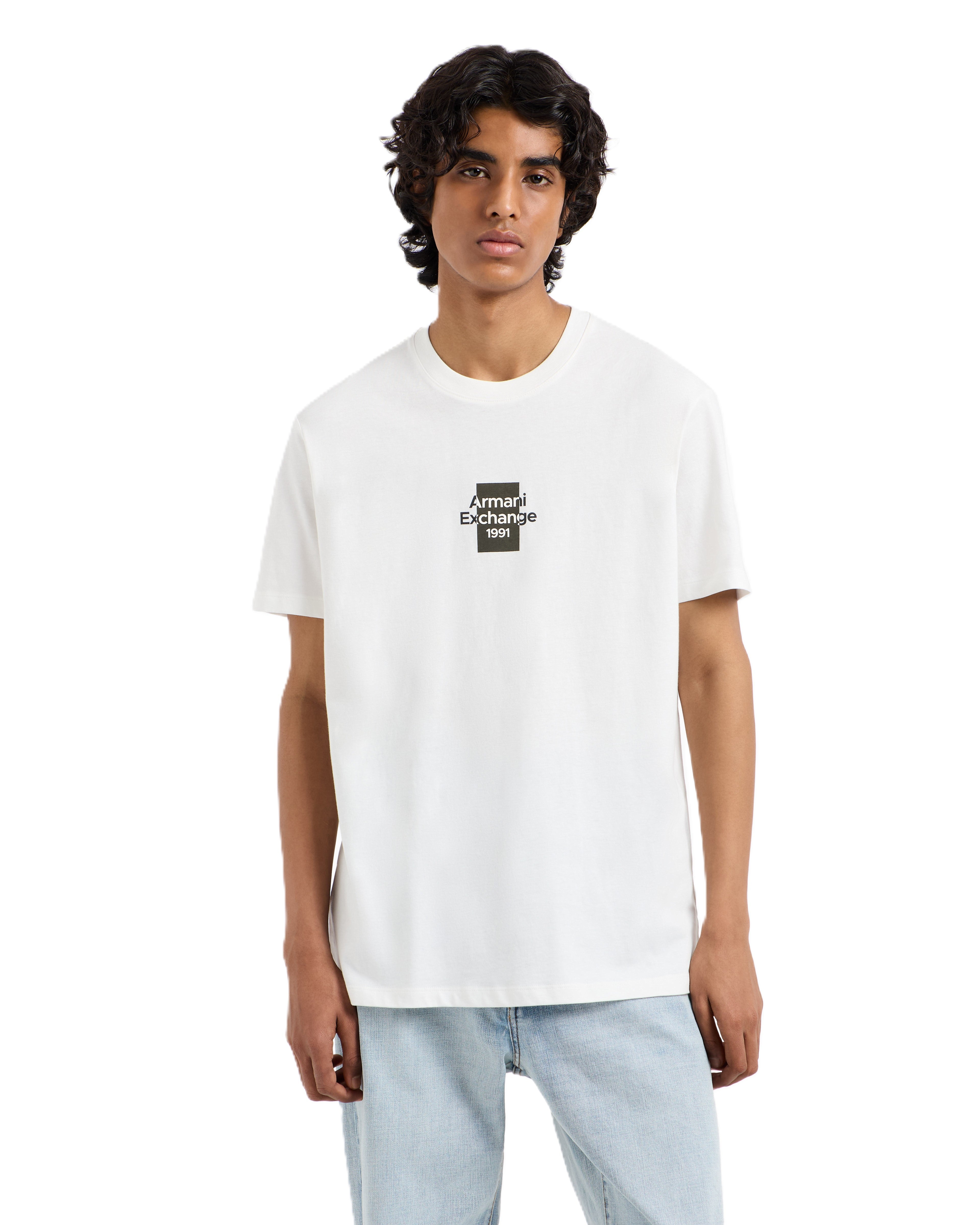 T-shirt AX ARMANI EXCHANGE da Uomo - bianco XM000767AF12308U0009