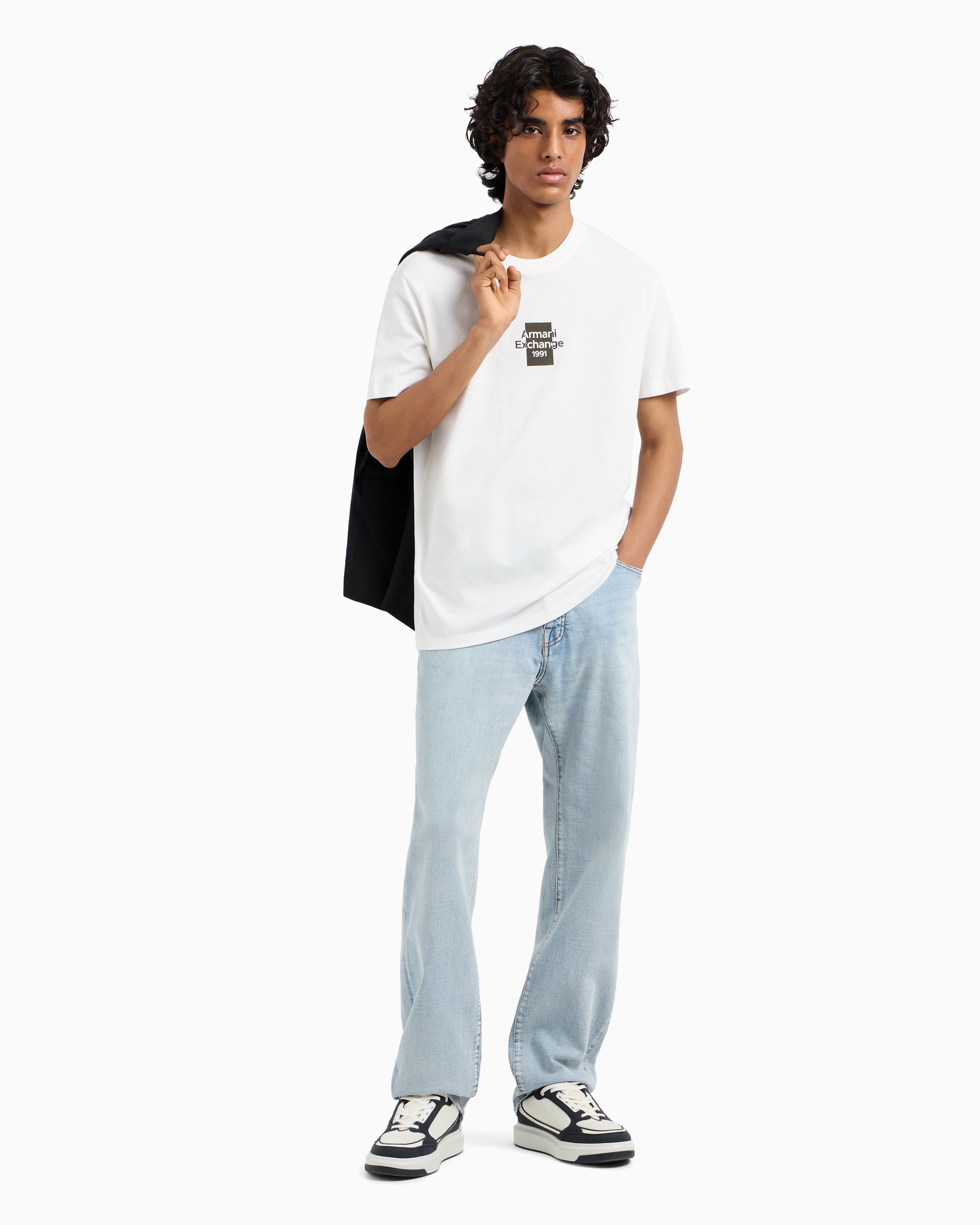 T-shirt AX ARMANI EXCHANGE da Uomo - bianco XM000767AF12308U0009