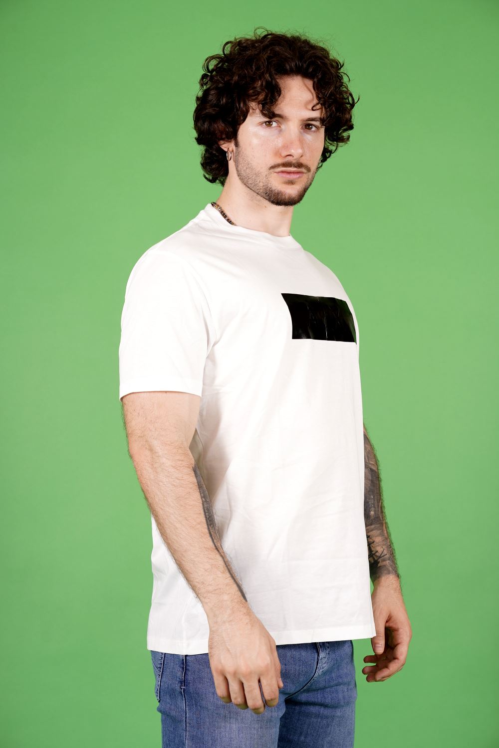 T-shirt AX ARMANI EXCHANGE da Uomo - bianco XM000786AF10364U0009 BIANCO