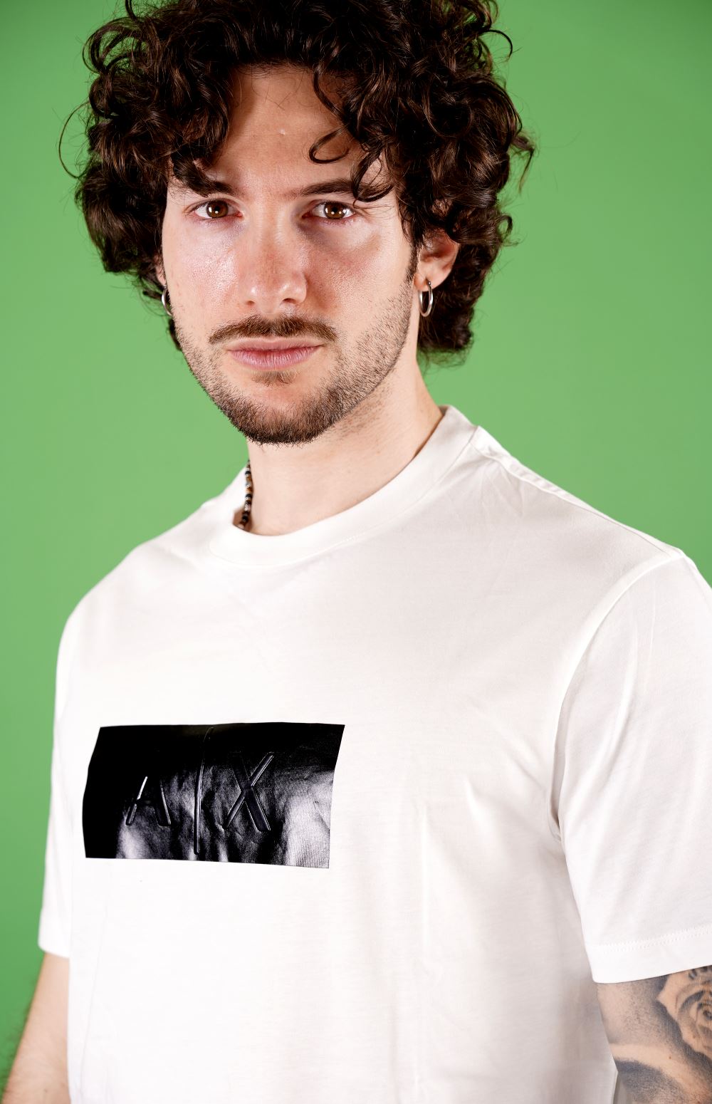 T-shirt AX ARMANI EXCHANGE da Uomo - bianco XM000786AF10364U0009 BIANCO