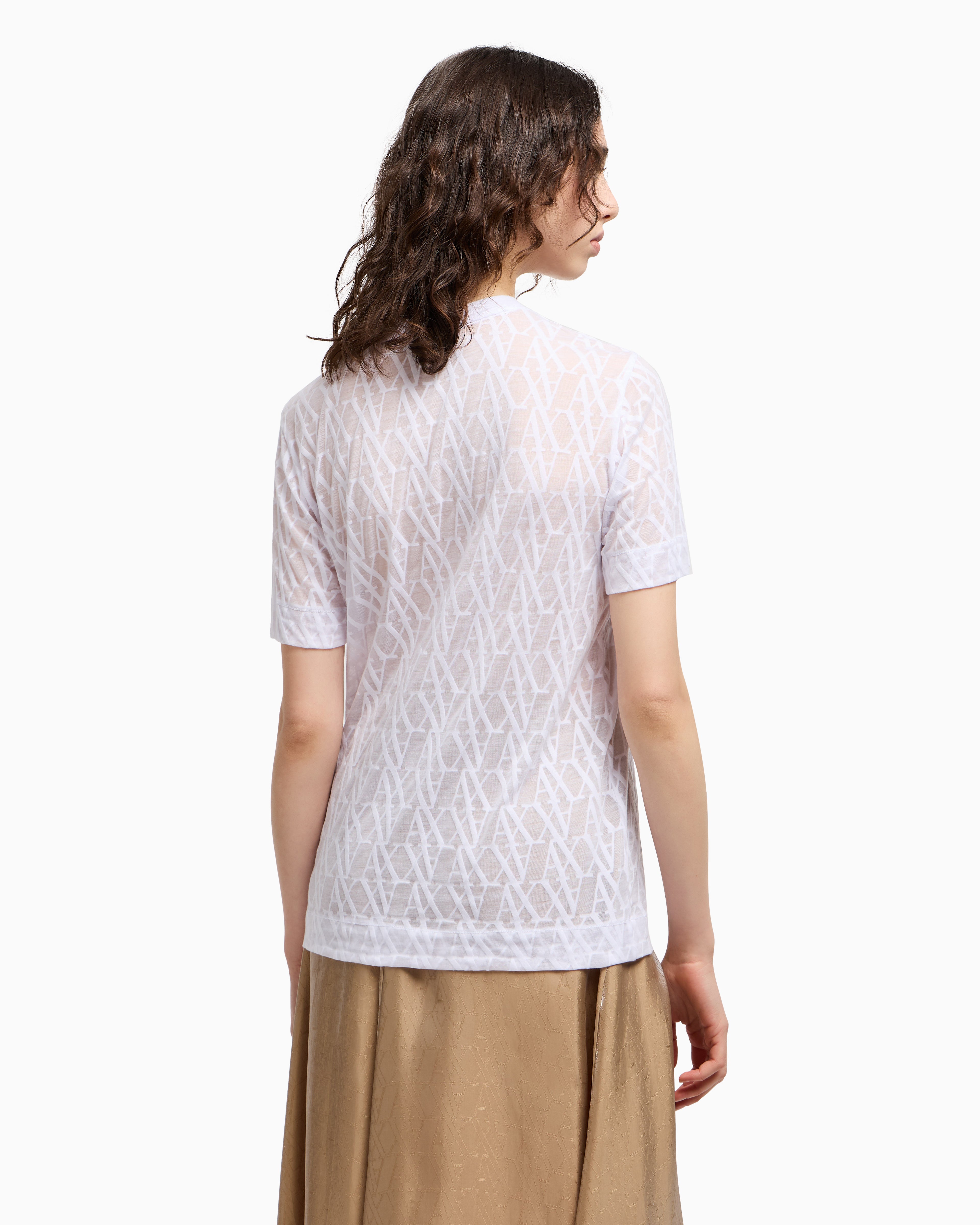 T-shirt AX ARMANI EXCHANGE da Donna - bianco XW000513AF10835F0028 BIANCO
