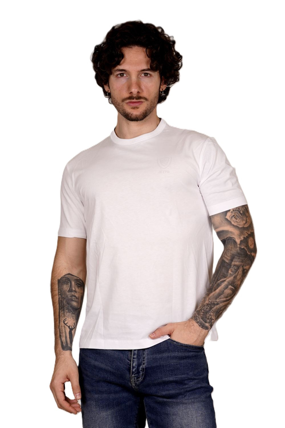 T-shirt BLAUER da Uomo - bianco BLUH02193100 BIANCO