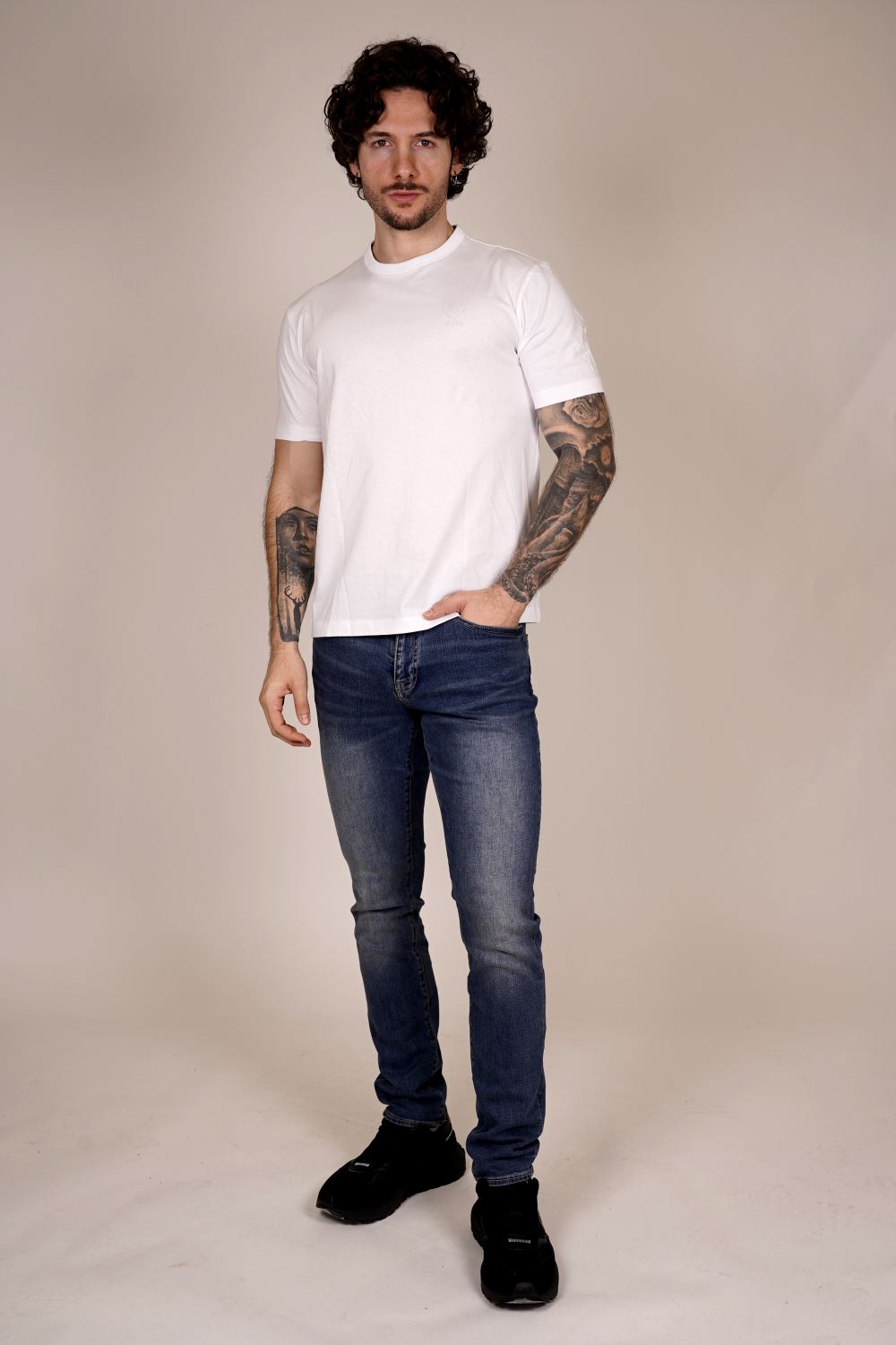 T-shirt BLAUER da Uomo - bianco BLUH02193100 BIANCO