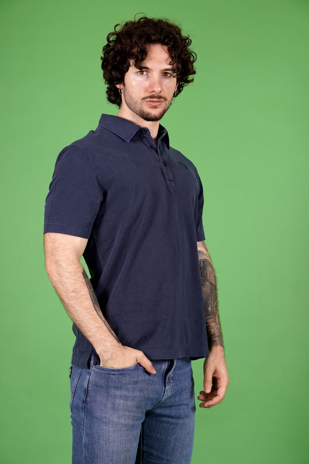Polo maniche corte BLAUER da Uomo - blu BLUT02347888 BLU