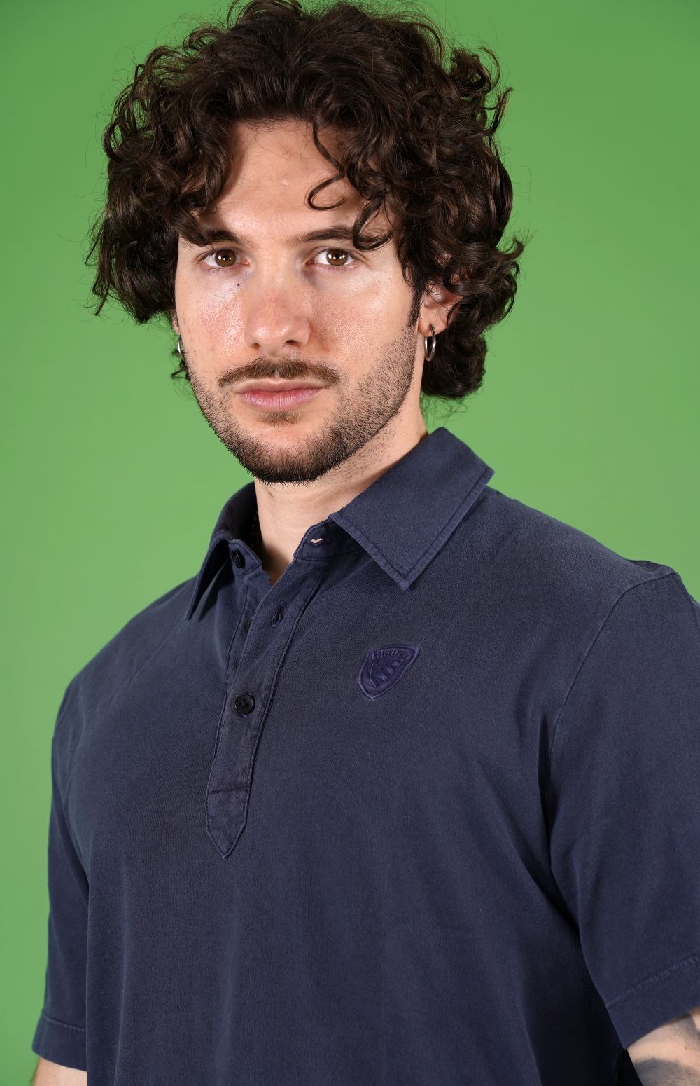Polo maniche corte BLAUER da Uomo - blu BLUT02347888 BLU