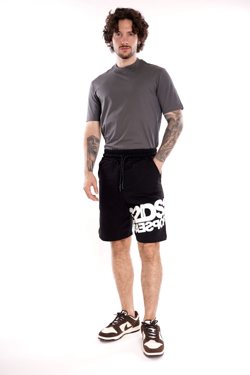 Bermuda DS2 da Uomo - nero SS25241NERO