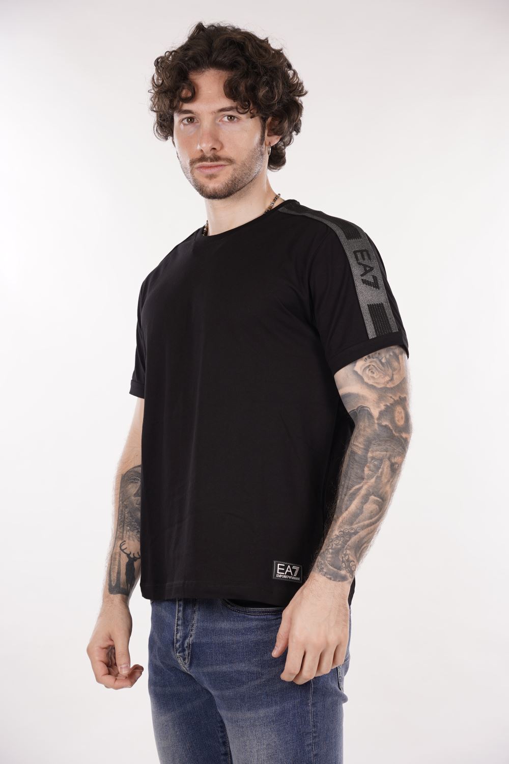 T-shirt EA7 da Uomo - nero 7M000138AF10375UC001 NERO