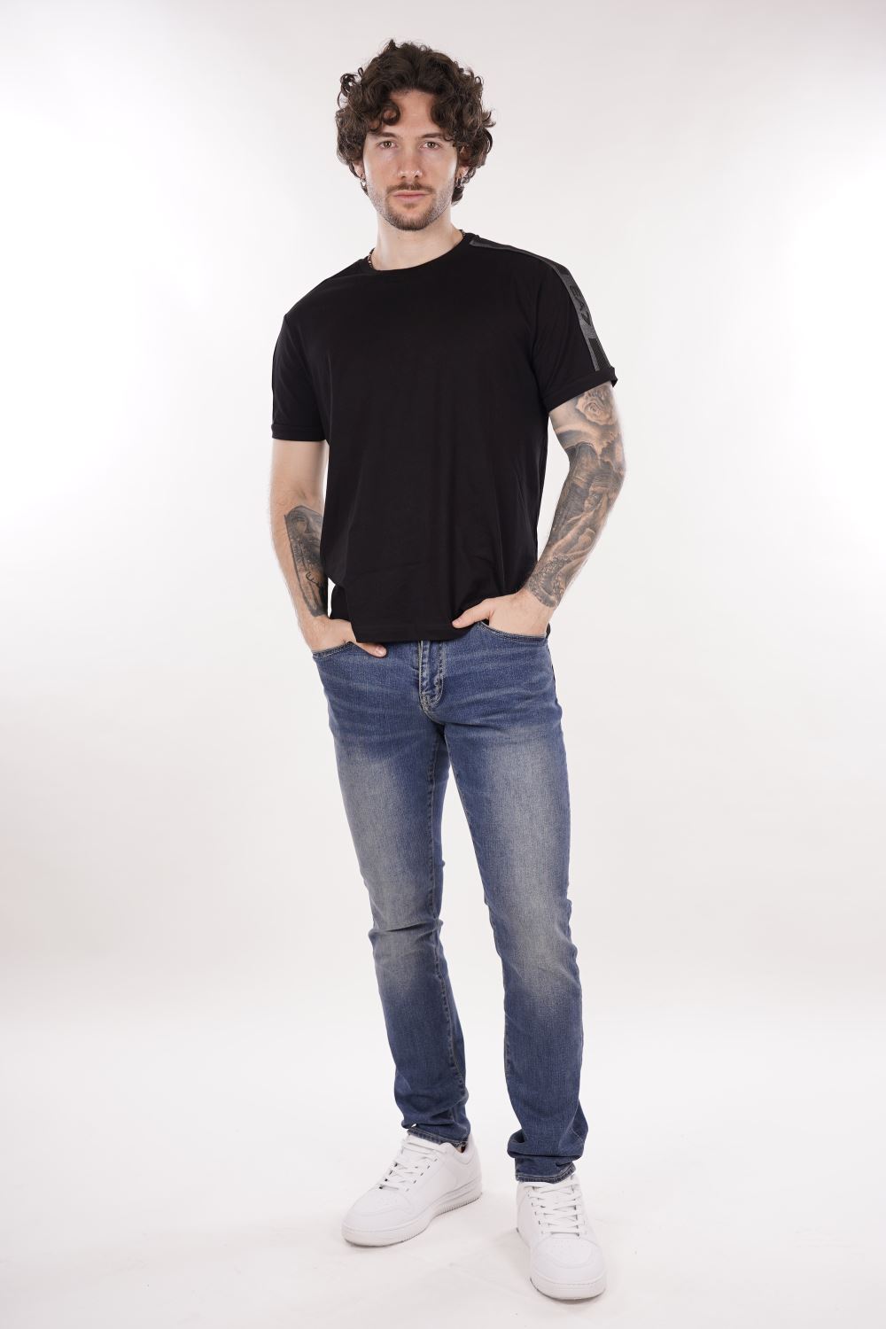 T-shirt EA7 da Uomo - nero 7M000138AF10375UC001 NERO