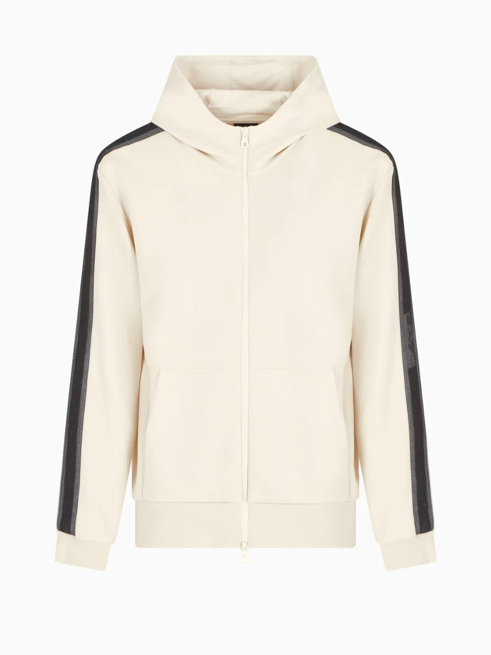 Felpa full zip cappuccio EA7 da Uomo - beige 7M000142AF12660U1079 BEIGE