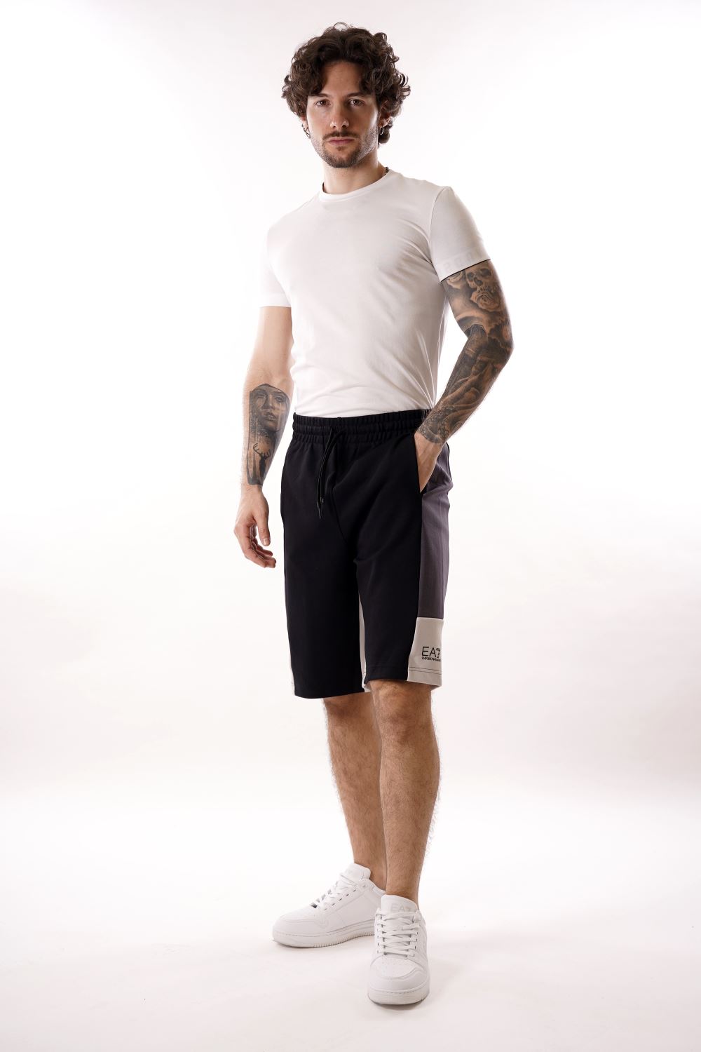 Bermuda EA7 da Uomo - nero 7M000280AF12660UC001 NERO