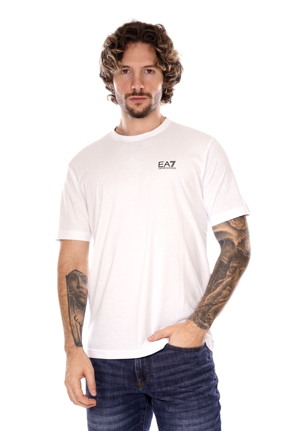 T-shirt EA7 da Uomo - bianco 7M000567AF10375M0003 BIANCO