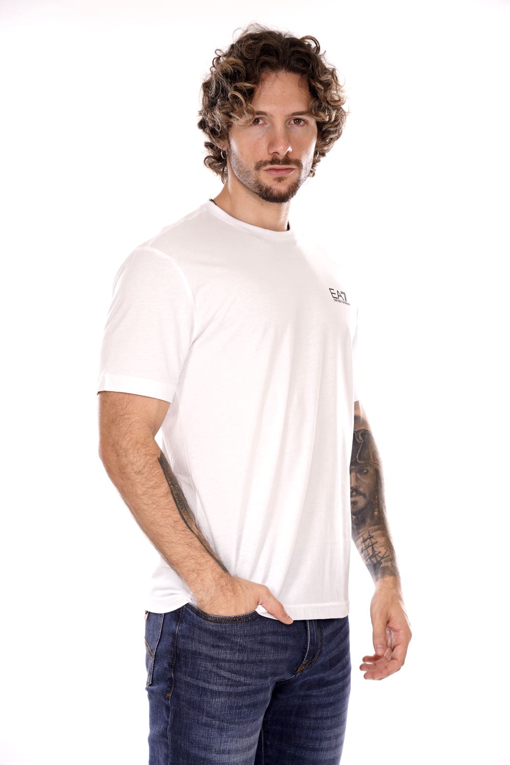 T-shirt EA7 da Uomo - bianco 7M000567AF10375M0003 BIANCO