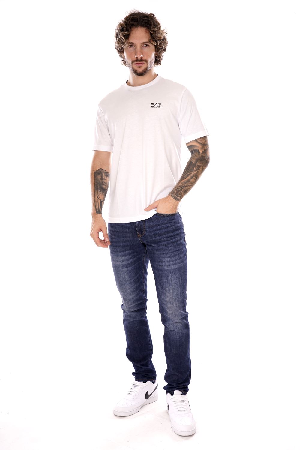 T-shirt EA7 da Uomo - bianco 7M000567AF10375M0003 BIANCO