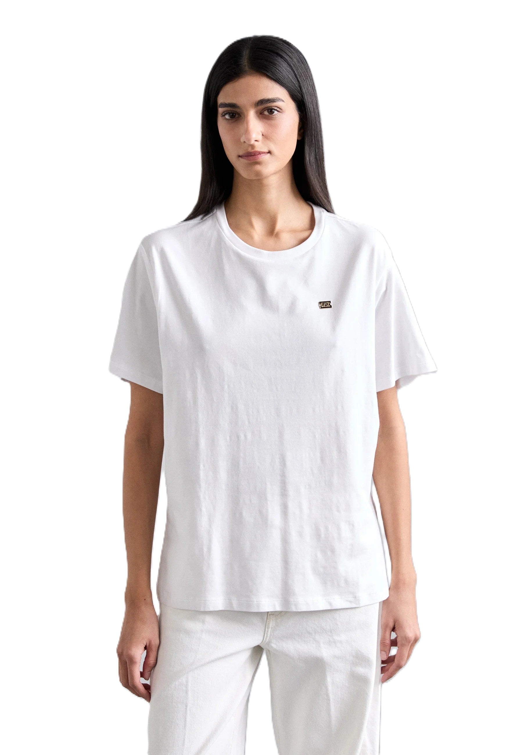T-shirt EA7 da Donna - bianco 7W000028U0002 BIANCO