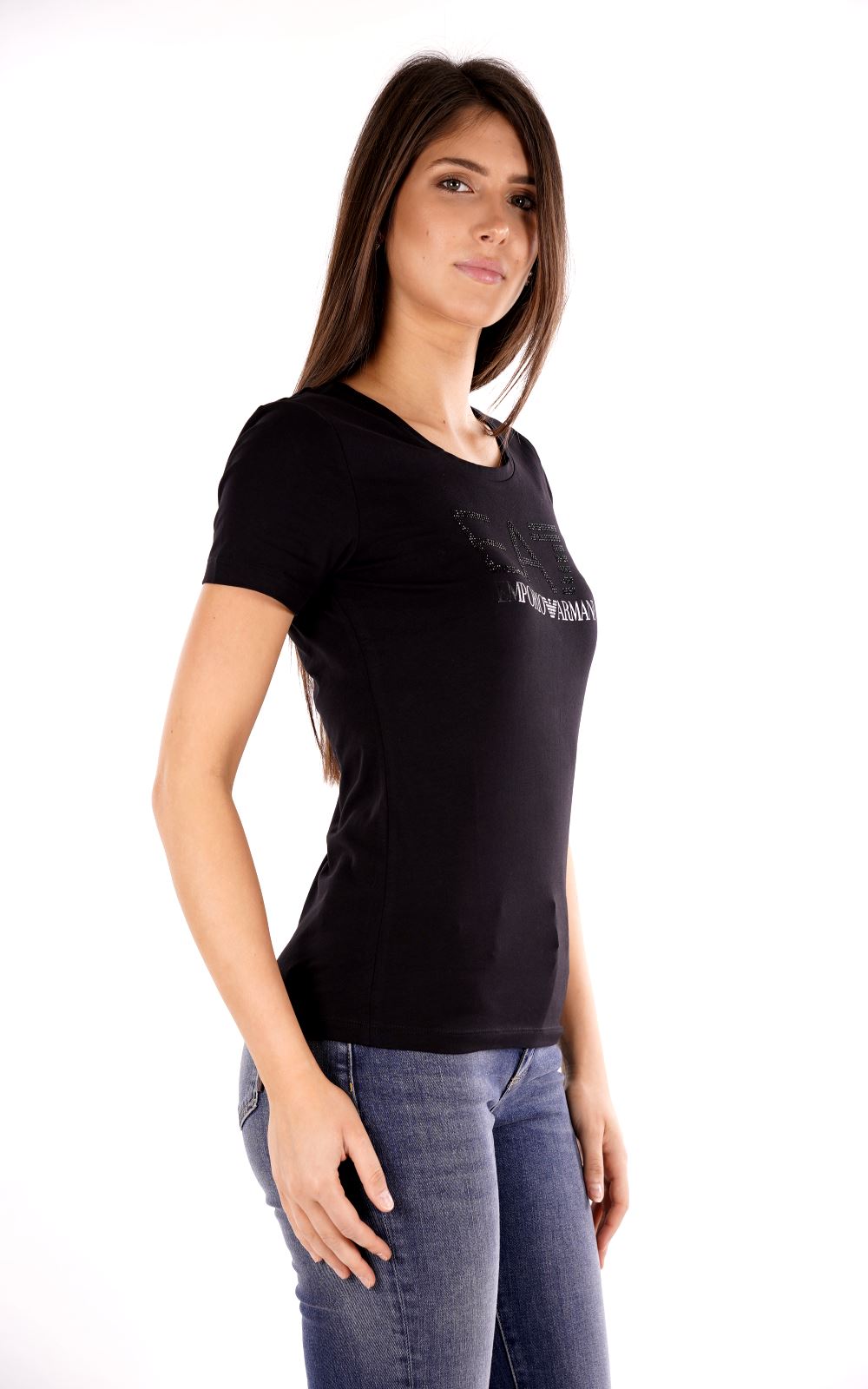 T-shirt EA7 da Donna - nero 7W000536MC043 NERO