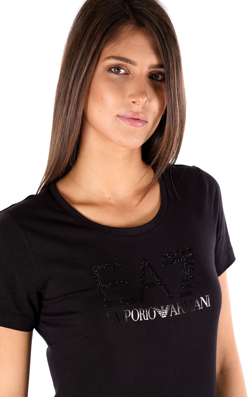 T-shirt EA7 da Donna - nero 7W000536MC043 NERO