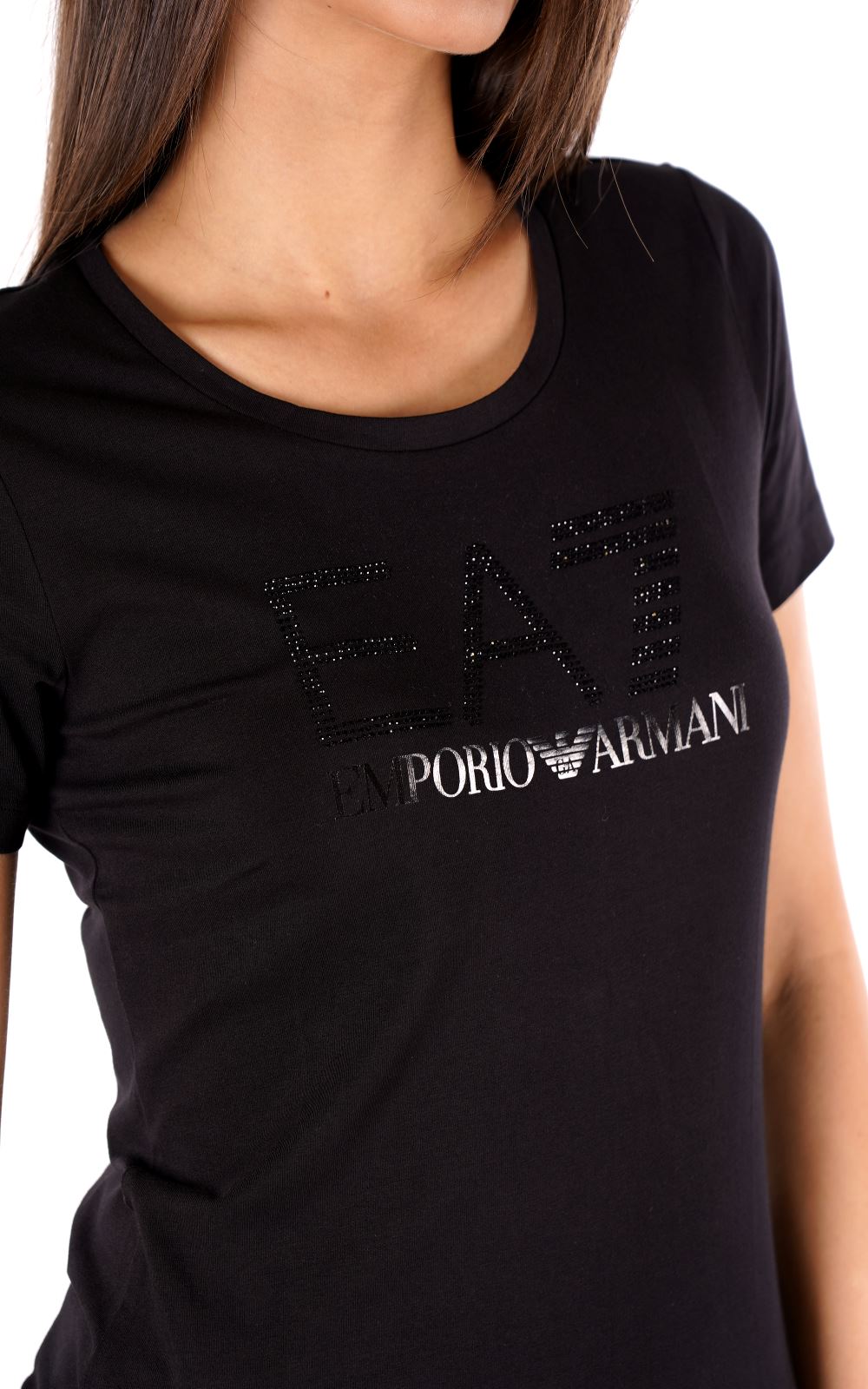 T-shirt EA7 da Donna - nero 7W000536MC043 NERO