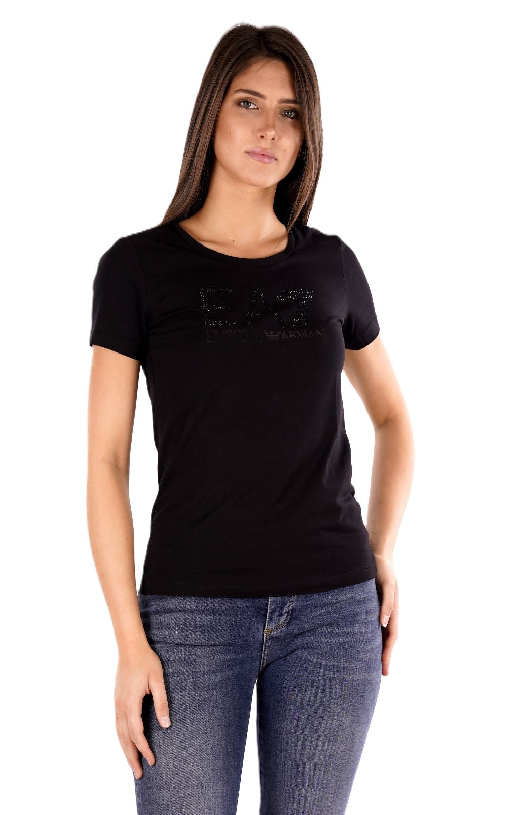 T-shirt EA7 da Donna - nero 7W000536MC043 NERO
