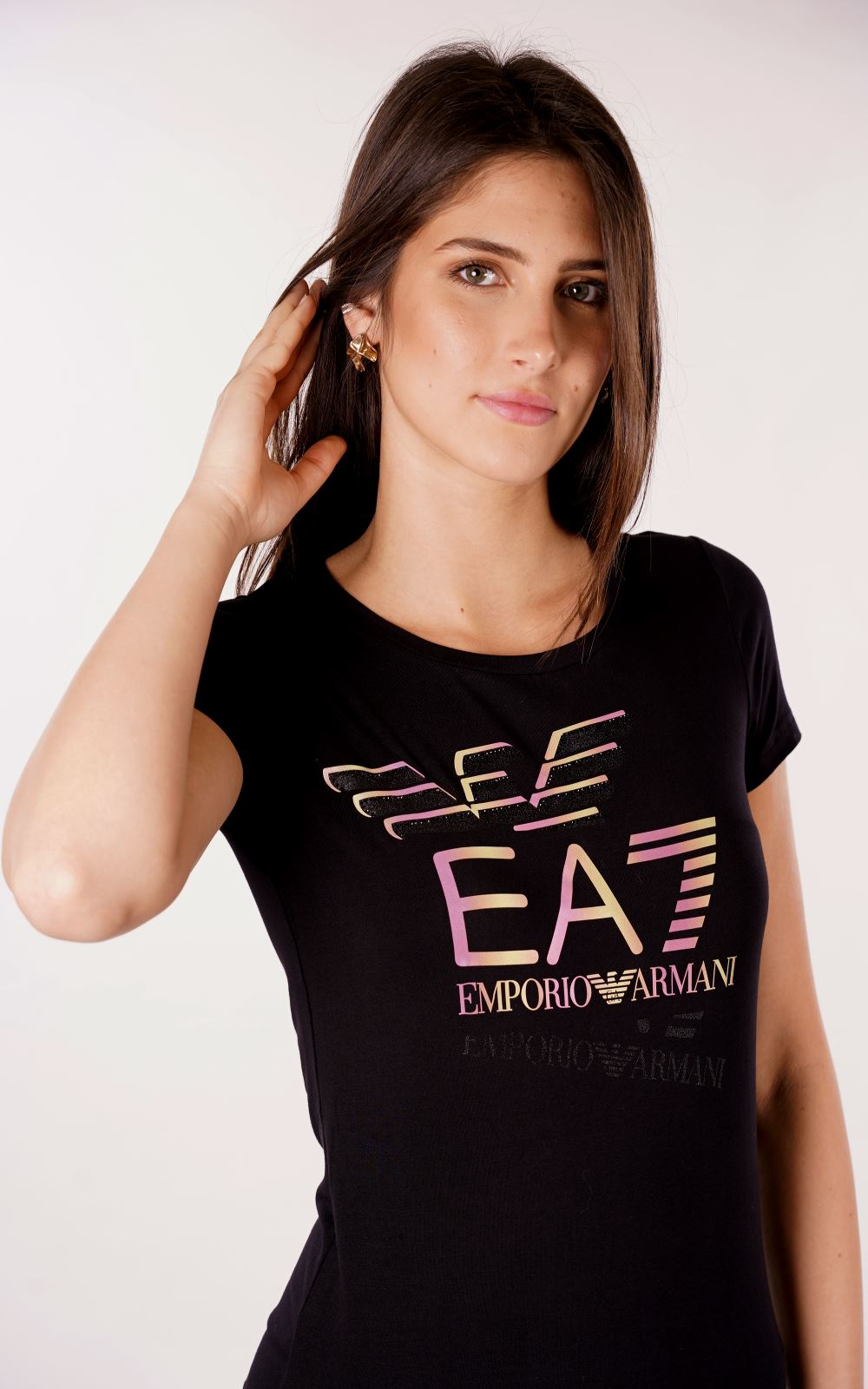 T-shirt EA7 da Donna - nero 7W000182UC001 NERO