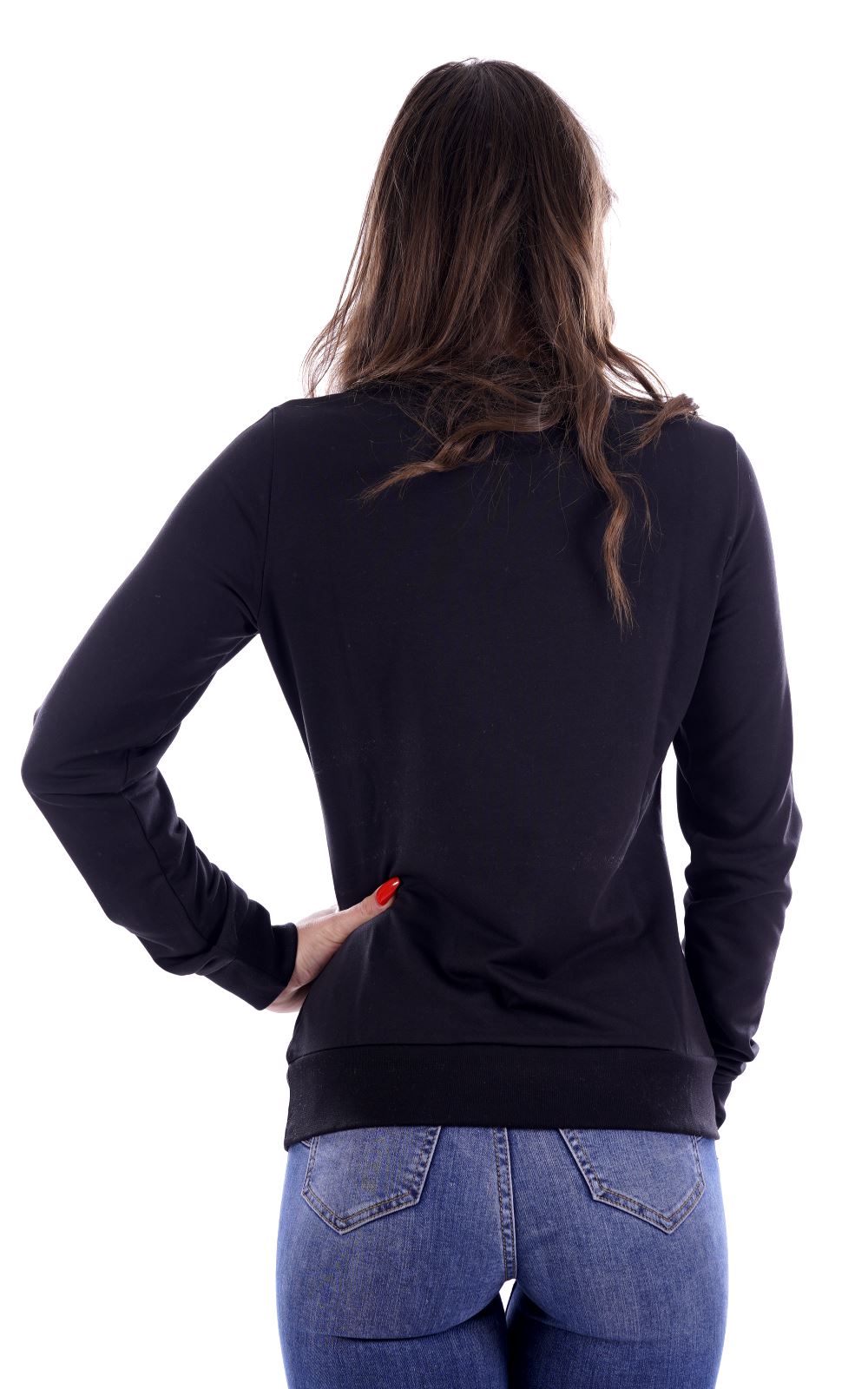 Felpa EA7 da Donna - nero 8NTM451200 NERO