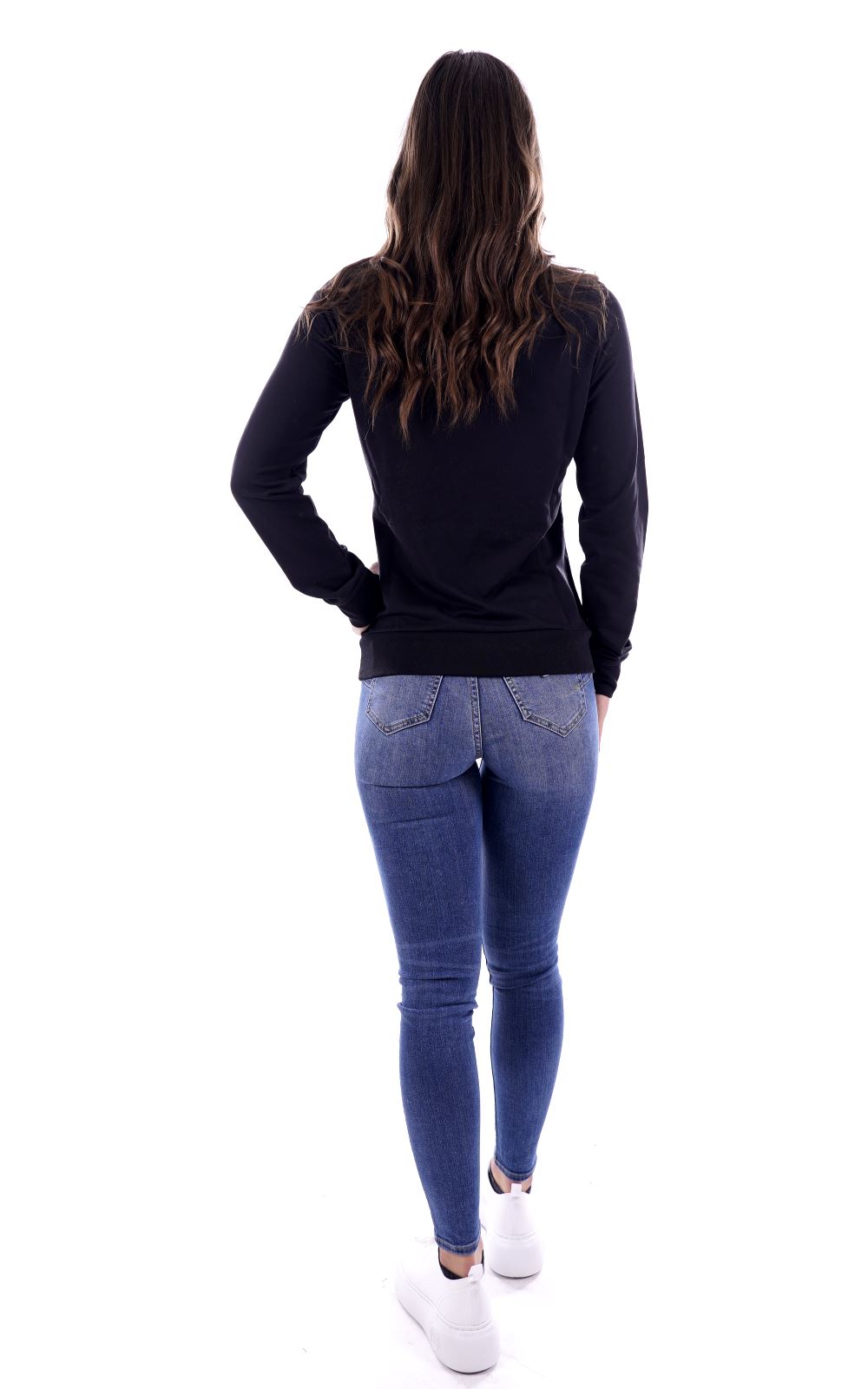 Felpa EA7 da Donna - nero 8NTM451200 NERO