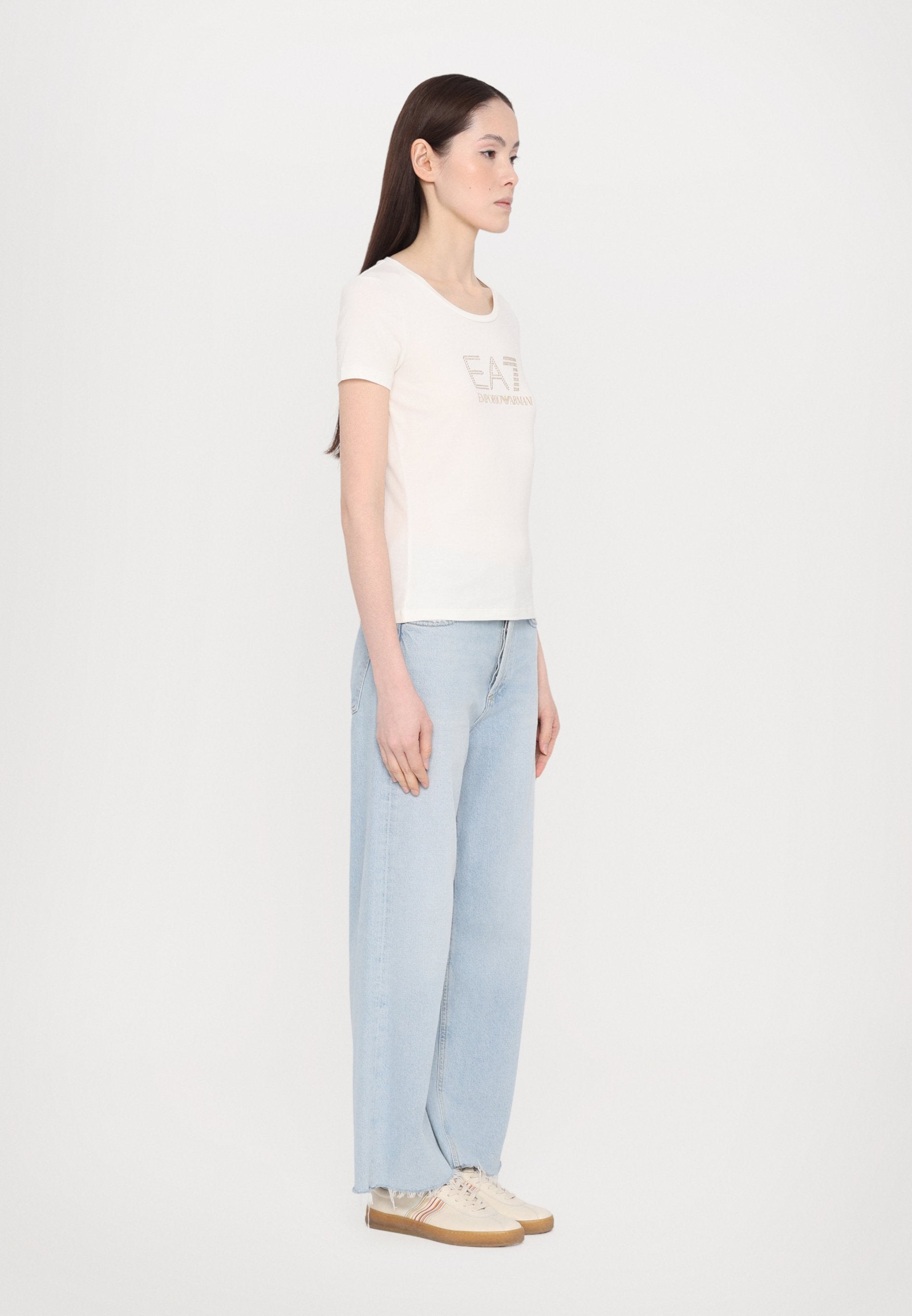 T-shirt EA7 da Donna - bianco 8NTT67U0005 BIANCO