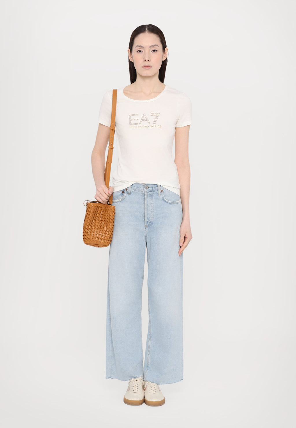 T-shirt EA7 da Donna - bianco 8NTT67U0005 BIANCO
