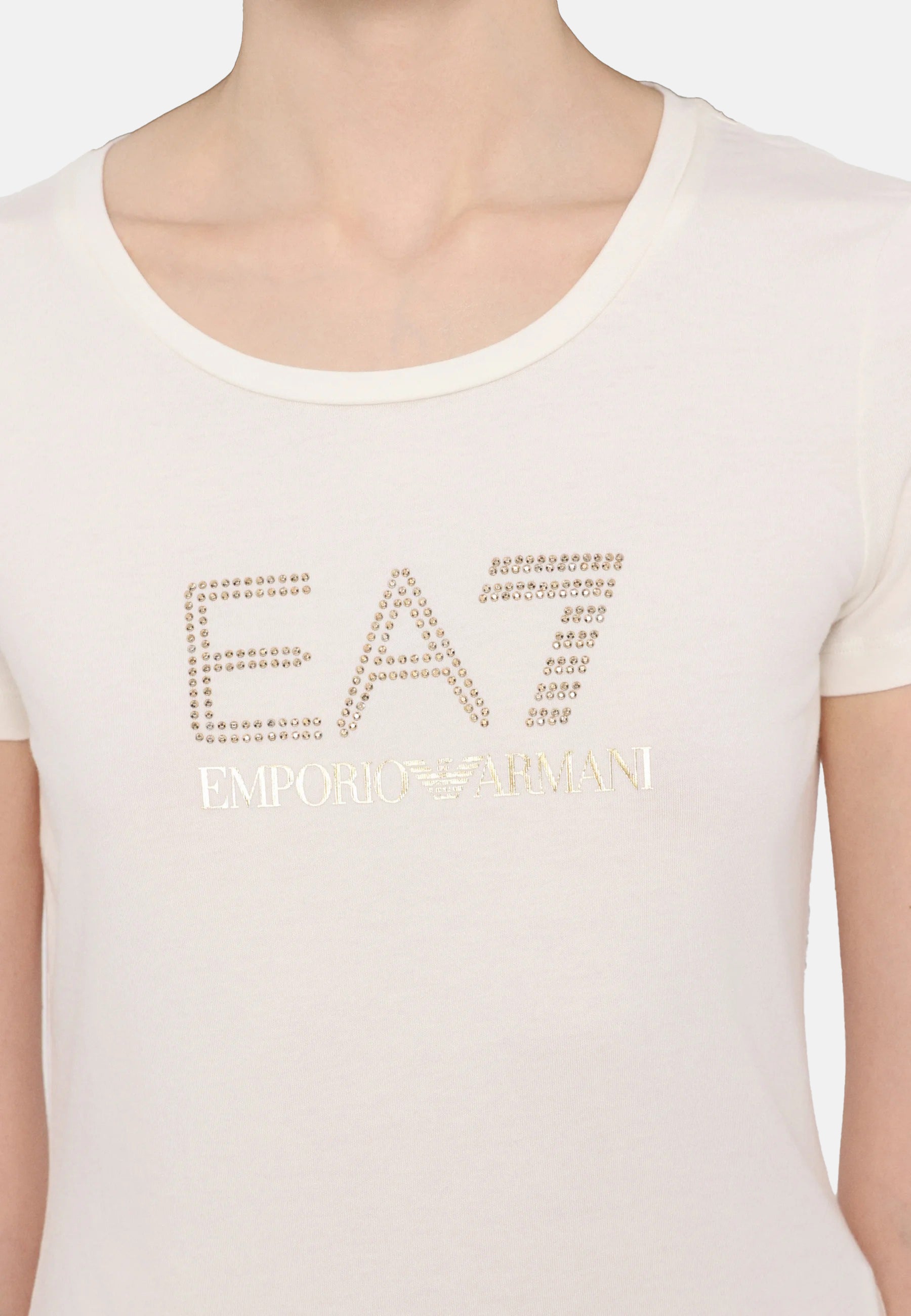 T-shirt EA7 da Donna - bianco 8NTT67U0005 BIANCO