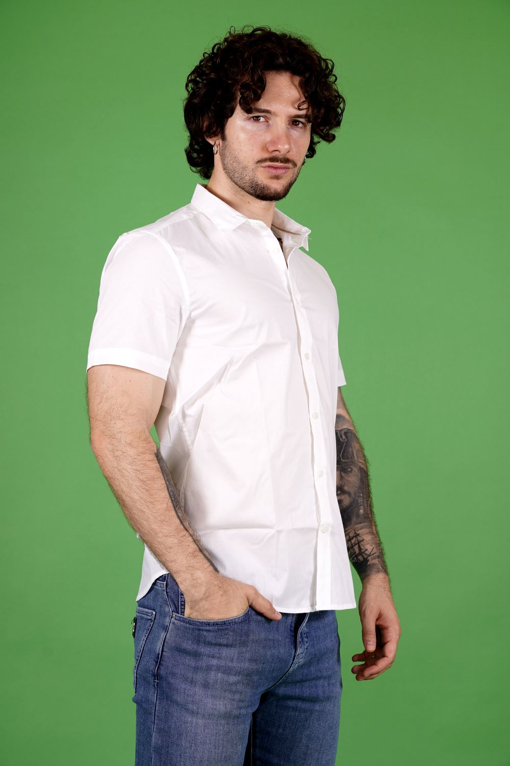 Camicia GIANNI LUPO da Uomo - bianco GL090DAWHT