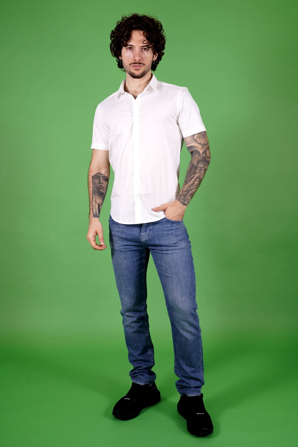 Camicia GIANNI LUPO da Uomo - bianco GL090DAWHT