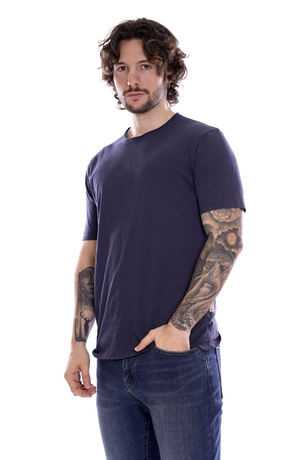 T-shirt GIANNI LUPO da Uomo - blu GL1053F-S25NAVY
