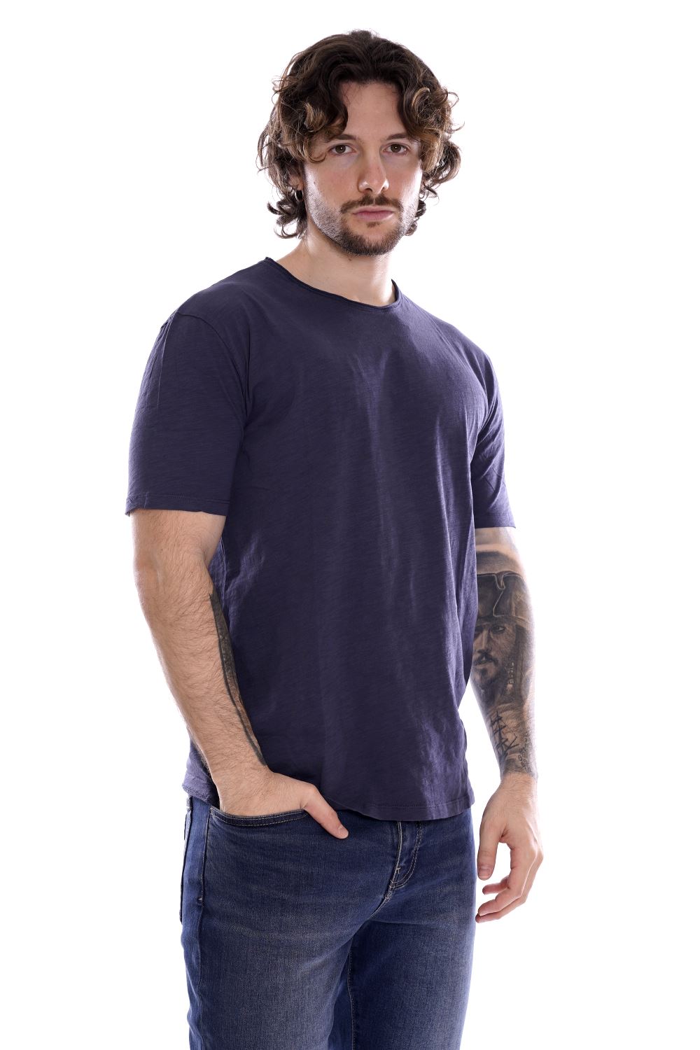 T-shirt GIANNI LUPO da Uomo - blu GL1053F-S25NAVY