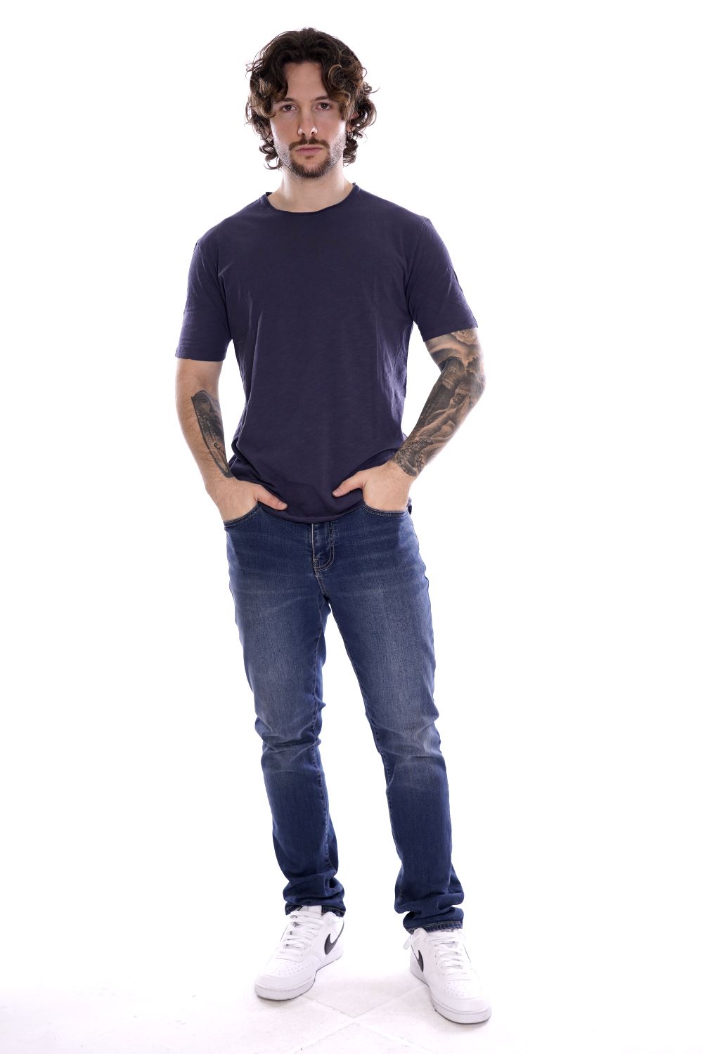 T-shirt GIANNI LUPO da Uomo - blu GL1053F-S25NAVY