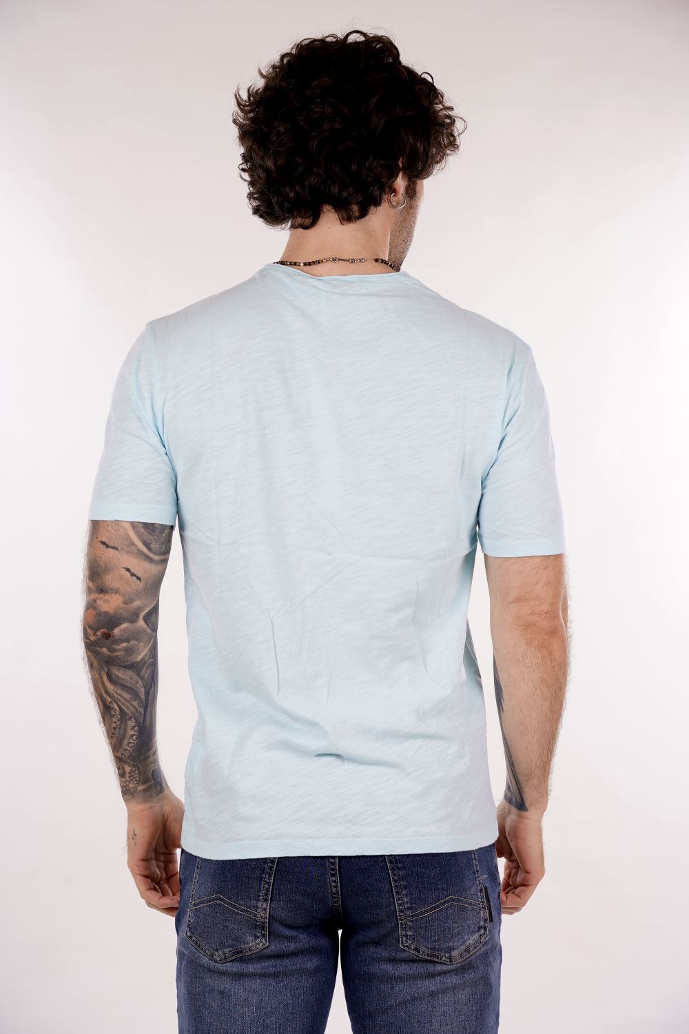 T-shirt GIANNI LUPO da Uomo - blu GL1053F-S25SKY