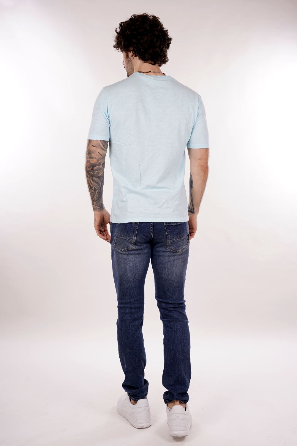 T-shirt GIANNI LUPO da Uomo - blu GL1053F-S25SKY