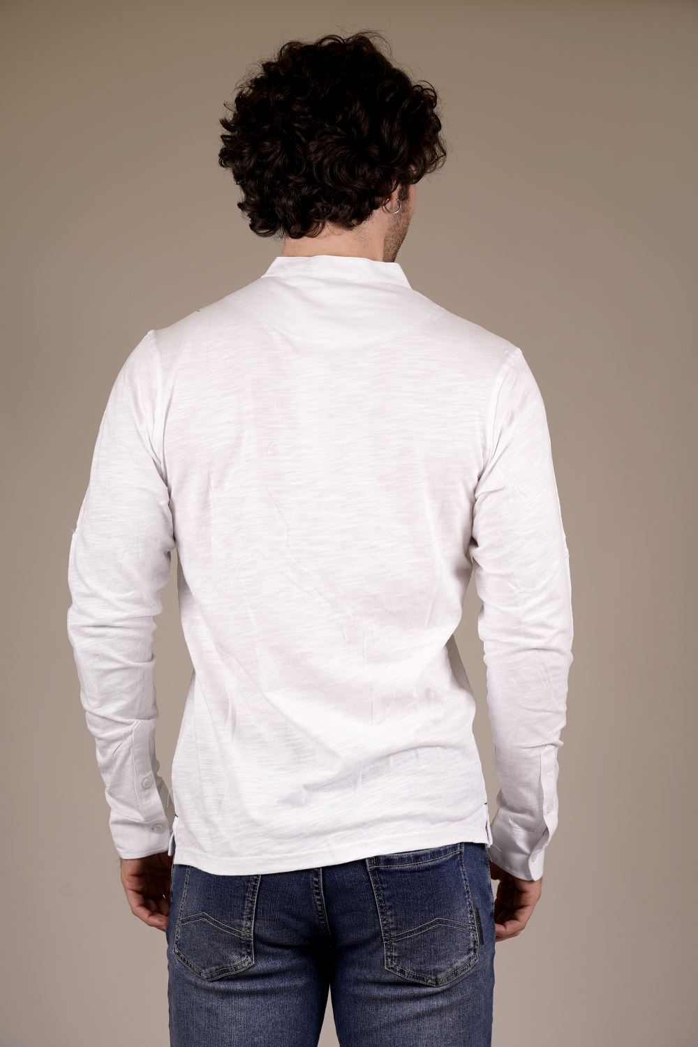 Long-shirt GIANNI LUPO da Uomo - bianco GL1055F-S25WHT