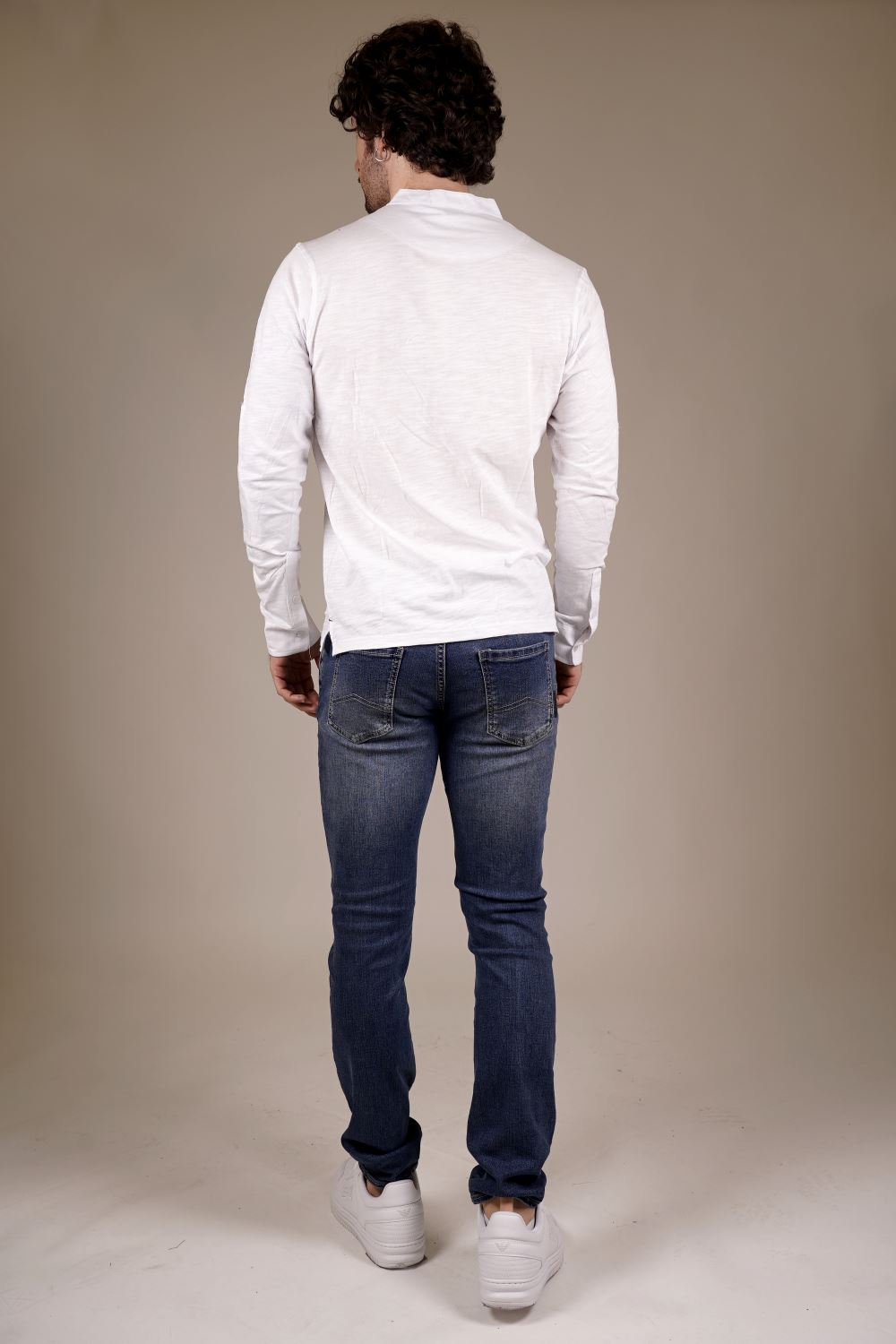 Long-shirt GIANNI LUPO da Uomo - bianco GL1055F-S25WHT