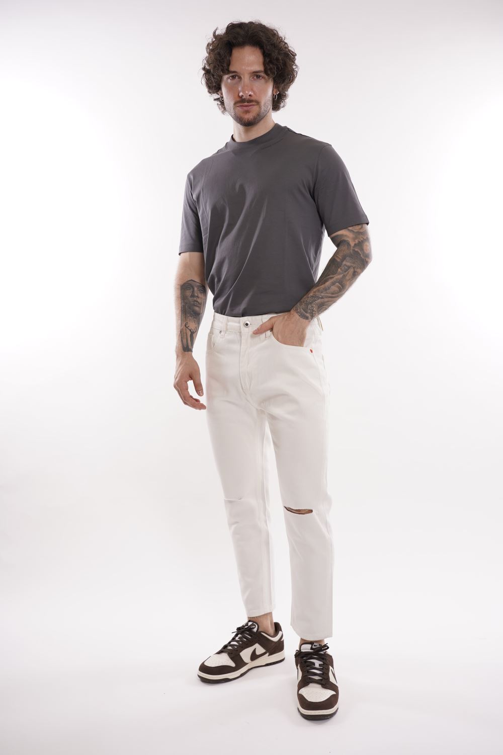 Pantalone GIANNI LUPO da Uomo - bianco GL2503YHWHT