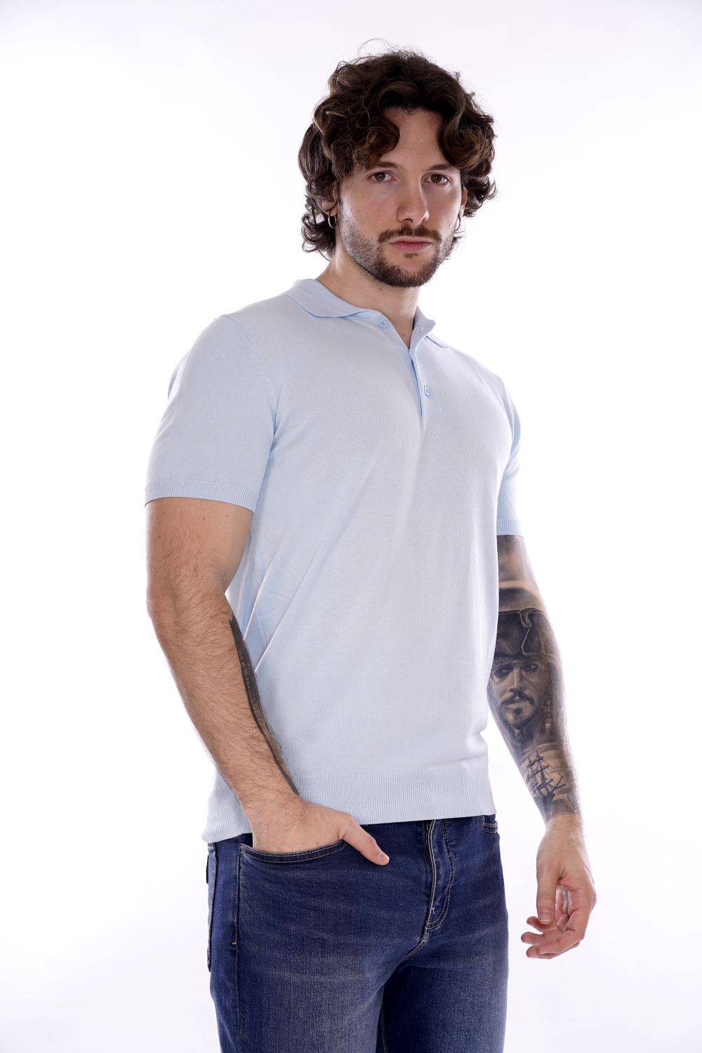 Polo GIANNI LUPO da Uomo - blu GL511S-S25SKY